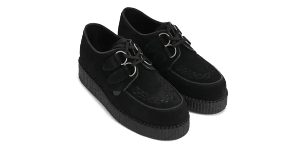 black suede single sole wulfrun creeper by underground made in UK