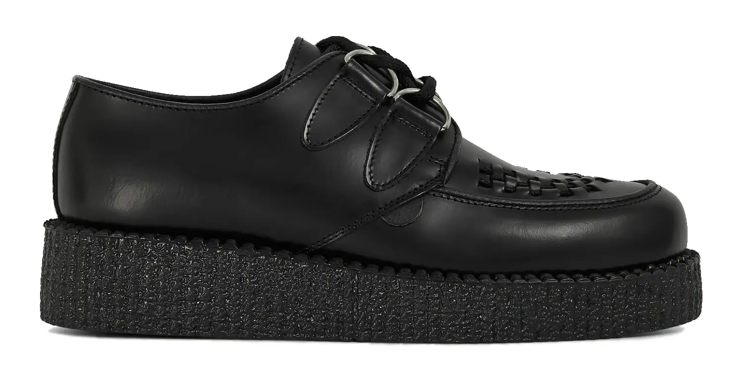 Creepers Shoes The Original Wulfrun Allgender Black Leather