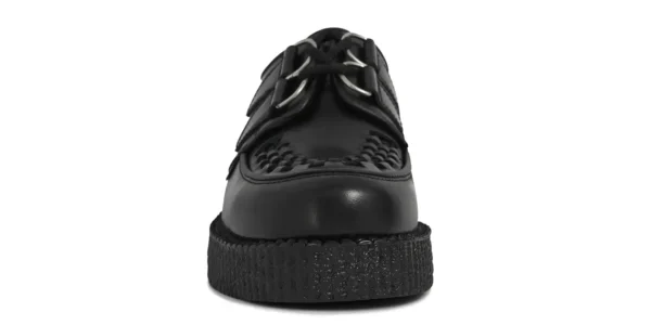 wulfrun creeper from underground in black leather on a single sole