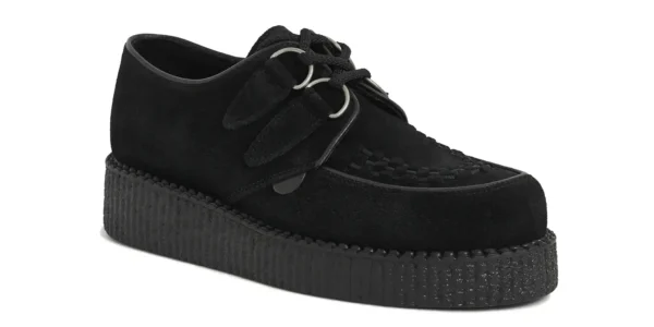 underground wulfrun creeper black suede single sole