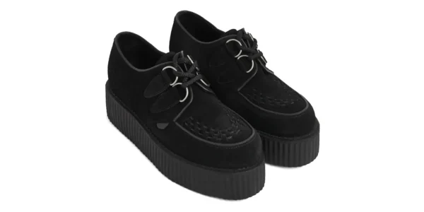 black suede double sole wulfrun creeper by underground