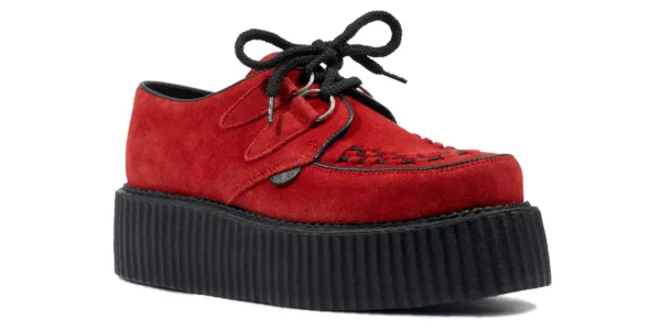 underground wulfrun creeper red suede double sole