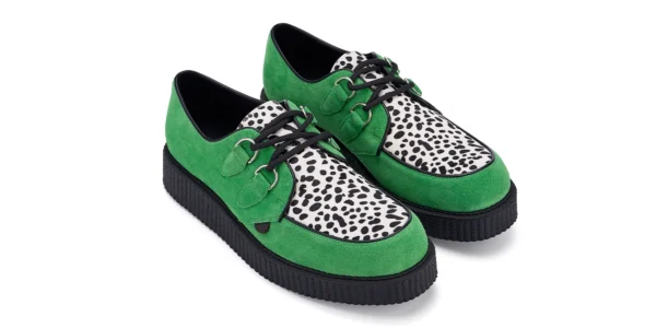 UM-C010 SUEDE PONY APPLE GRN_BLACK&WHITE LEO-4 (1)