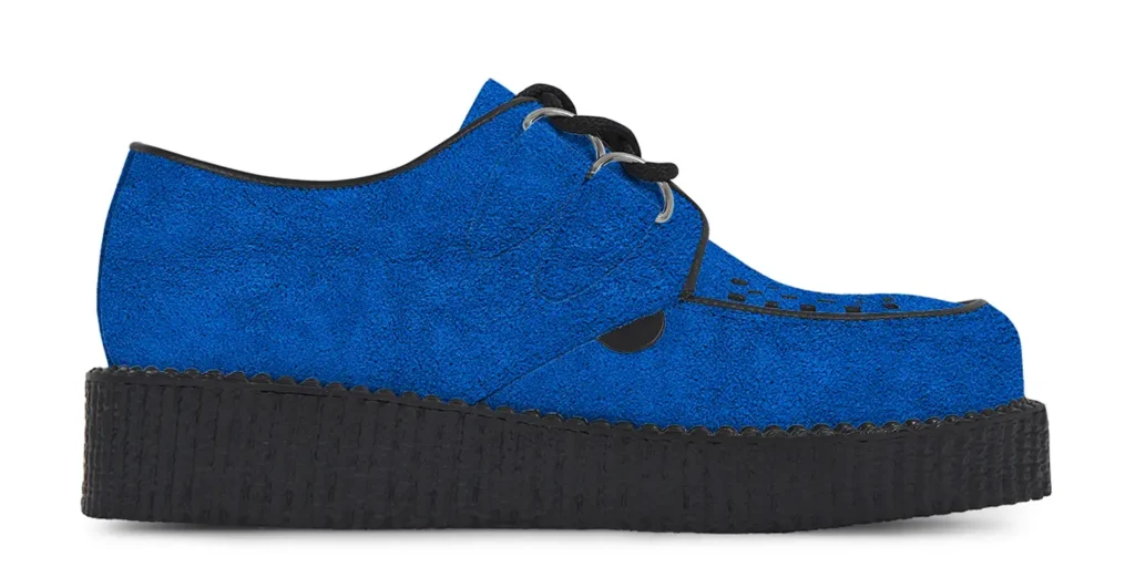 blue suede creepers