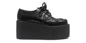 TRIPLE SOLE CREEPER triple sole black leather underground wulfrun creeper