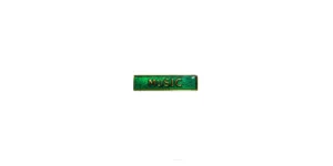 MUSIC - ENAMEL BADGE - GREEN