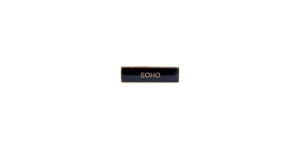 SOHO - ENAMEL BADGE - BLACK