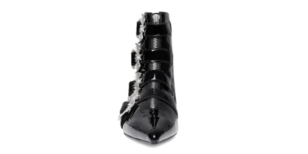 UD-126 PATENT LEATHER BAT BLACK SILVER_3