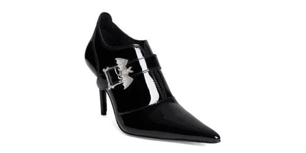 UH-425 PATENT LEATHER BAT BLACK SILVER_2