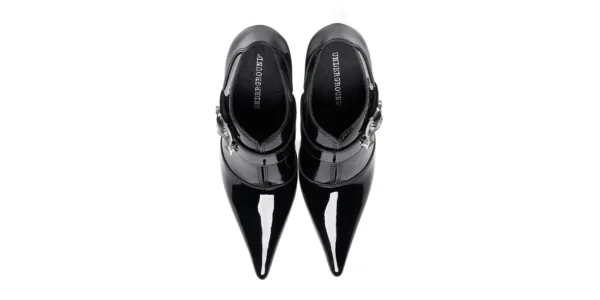 UH-425 PATENT LEATHER BAT BLACK SILVER_5