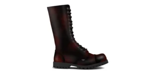 ORIGINAL STEEL CAP – RANGER– BOOTS – BURGUNDY RUB-OFF LEATHER