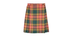 HALFMOON SKIRT - WYND PLEATED MINI - BUCHANAN TARTAN