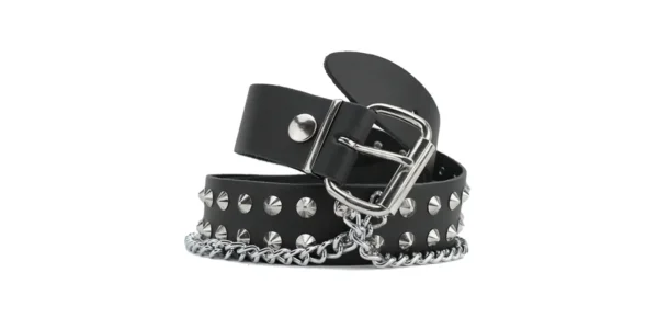 LG-BTCONCHN-2 LEATHER NICKEL BLACK.SILVER_1