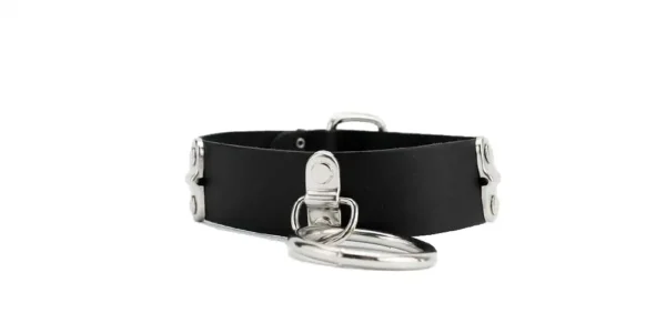 LG-NBRING-PLT LEATHER NICKEL BLACK SILVER_1