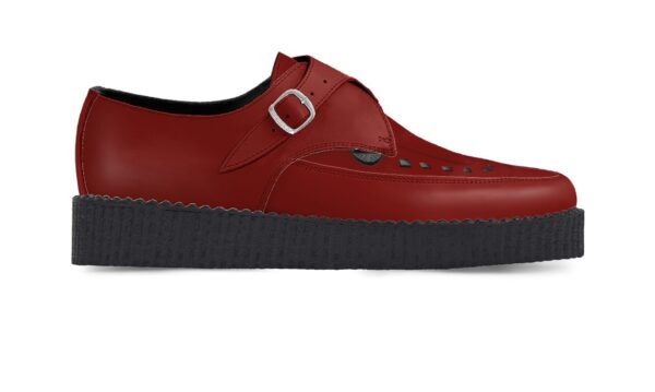 Red Leather Creepers RED LEATHER APOLLO CREEPER