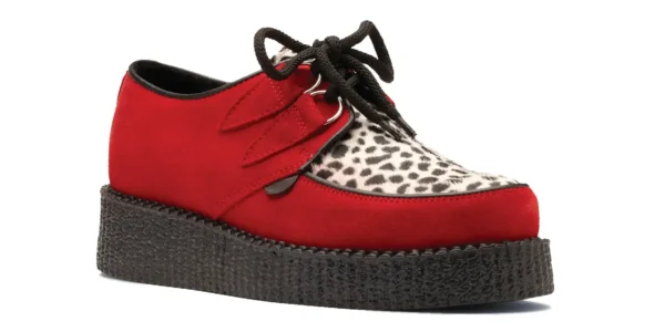 UM-C010 SUEDE PONY RED BLACK&WHITE LEO_2