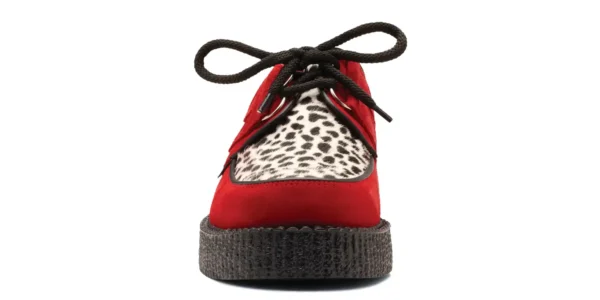 UM-C010 SUEDE PONY RED BLACK&WHITE LEO_3