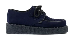 NAVY SUEDE CREEPERS