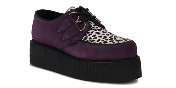 UM-D010 SUEDE PONY PURPLE BLACK&WHITE LEO_2