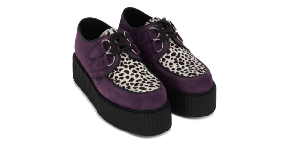 UM-D010 SUEDE PONY PURPLE BLACK&WHITE LEO_4