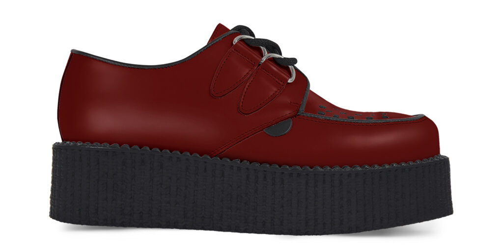 red leather creeper