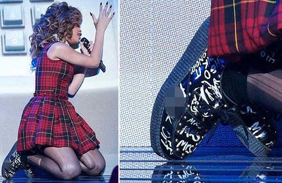 rihanna in underground creepers