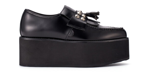 RM-P097 LEATHER STUD BLACK SILVER_1