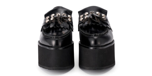 RM-P097 LEATHER STUD BLACK SILVER_3