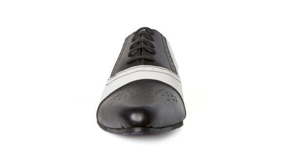 UM-020 GRAIN LEATHER BLACK WHITE_3
