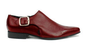 OXBLOOD WINKLEPICKER SIDE BUCKLE - RALPH - SHOE