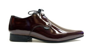 BURGUNDY PATENT WINKLEPICKER - PAUL - SHOE