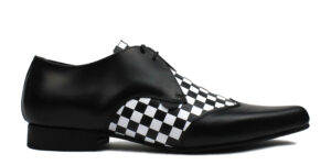 BLACK AND CHECKERBOARD WINKLEPCIKER - PAUL - SHOE