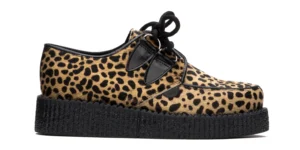BROWN LEOPARD CREEPER SHOE – SINGLE SOLE – WULFRUN