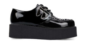 PATENT AND PONY DOUBLE SOLE CREEPER - WULFRUN