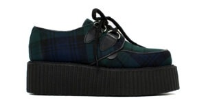 BLACK WATCH TARTAN CREEPER SHOE - DOUBLE SOLE - WULFRUN