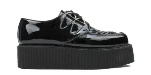 PATENT LEATHER DOUBLE SOLE CREEPER - WULFRUN