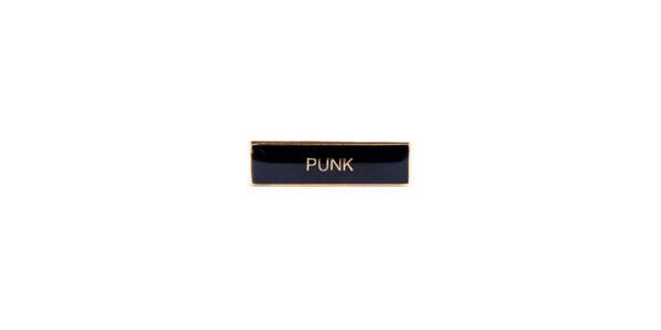 punk enamel badge