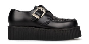 COWBOY BUCKLE LEATHER CREEPER SHOE – DOUBLE SOLE – KING TUT