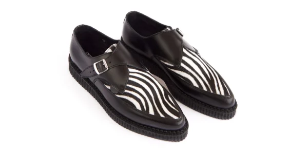 UM-P001 LEATHER PONY BLACK BLACK&WHITE ZEBRA_4