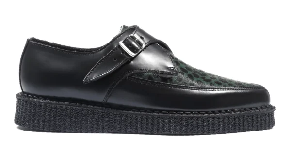 UM-P001 LEATHER PONY BLACK GREEN&BLACK LEO_1