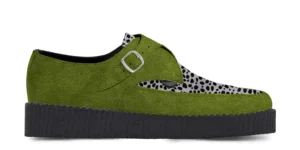 APPLE GREEN SUEDE CREEPER SHOE – SINGLE SOLE – APOLLO