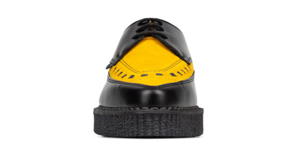 UM-P005X LEATHER SUEDE BLACK MUSTARD_3