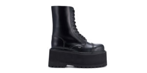 ULTRA HIGH STEEL CAP BOOT - ORIGINAL STEEL CAP - BLACK LEATHER