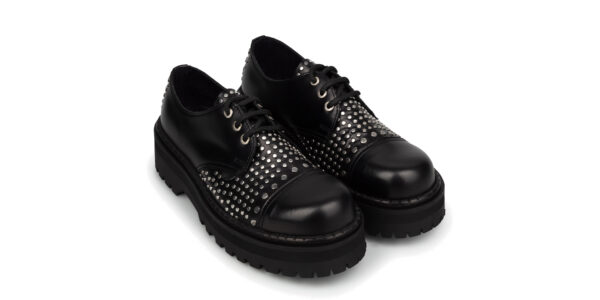 UR-D7120 LEATHER STUD BLACK SILVER_4