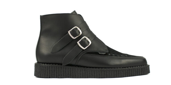 UM-P018X GRAIN LEATHER SUEDE BLACK BLACK_1