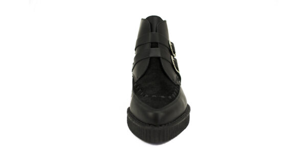 UM-P018X GRAIN LEATHER SUEDE BLACK BLACK_3