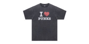 I LOVE PUNKS SHIRT - HALFMOON - BLACK