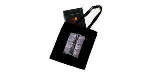 TOTE BAG – JOY DIVISION ‘UNKNOWN PLEASURES’ – BLACK