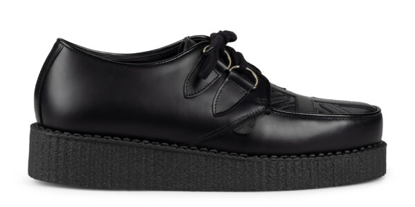 UK-C010 LEATHER UNION JACK BLACK BLACK_1