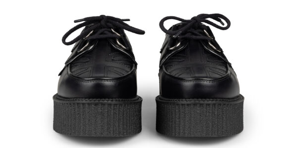 UK-D010 LEATHER UNION JACK BLACK BLACK_3